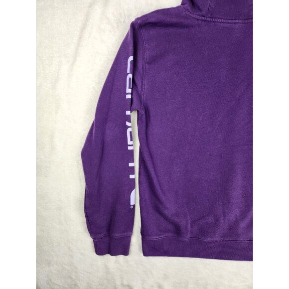 Carhartt Youth Hoodie Size XL 14 Purple Sweatshirt Pullover Girls Boys - Picture 8 of 16